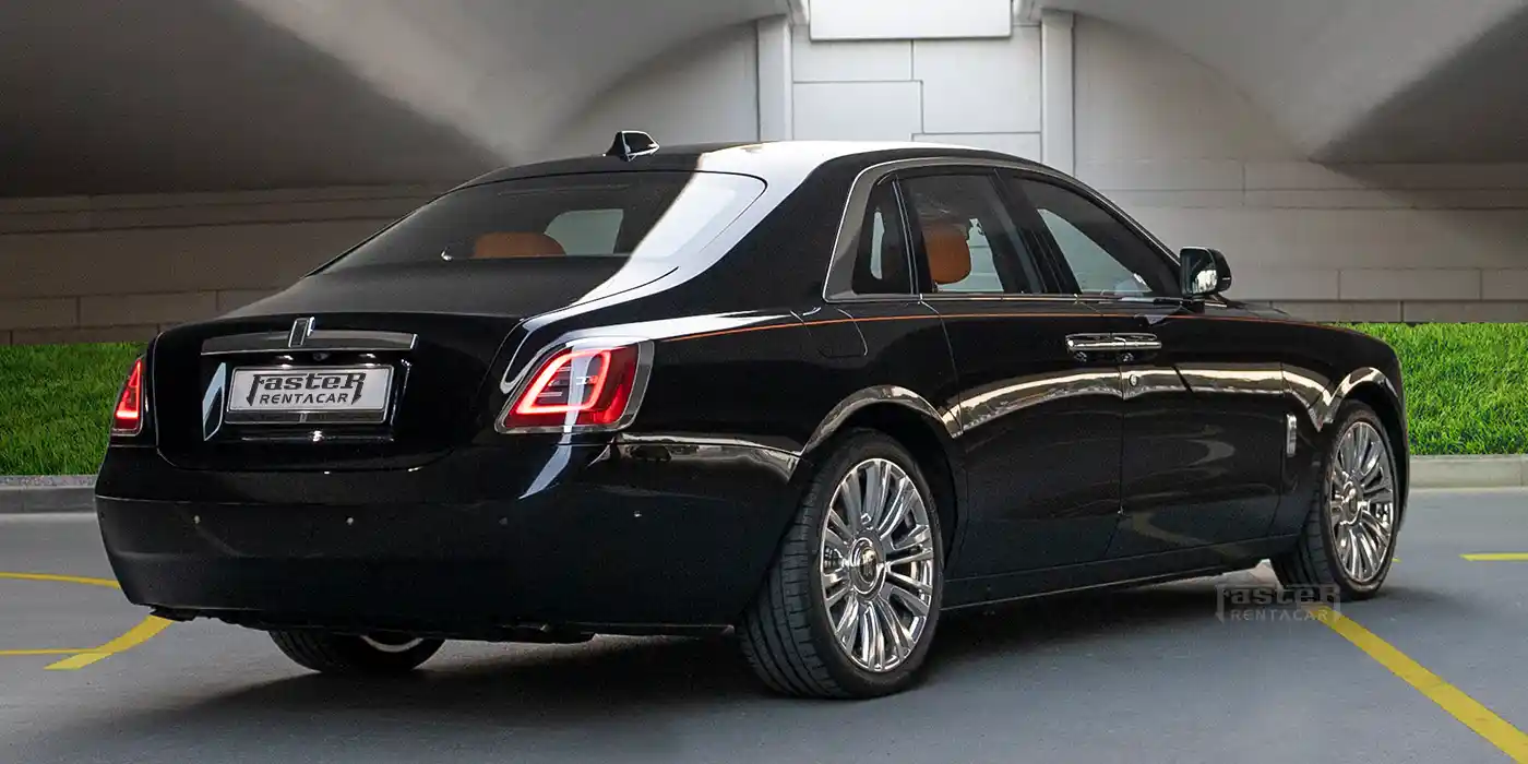 Rolls Royce Ghost Back Side View